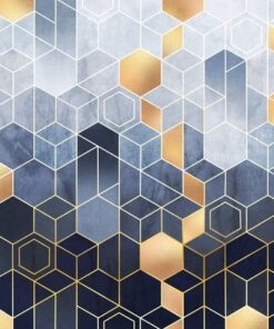 Fototapeta Abstraktní šestiúhelníky