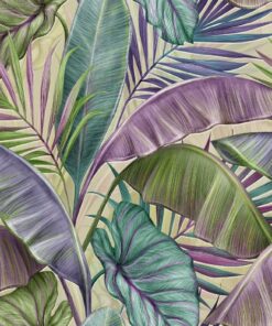 Fototapeta Violet Palm Trees