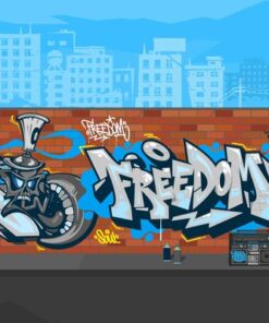 Fototapeta Graffitty wall