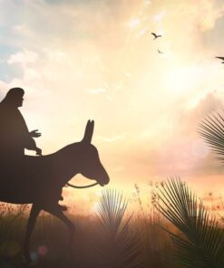 Fototapeta Ježíš na oslu