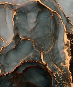 Fototapeta Navy Blue Waves