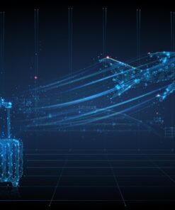 Fototapeta Blue Departure