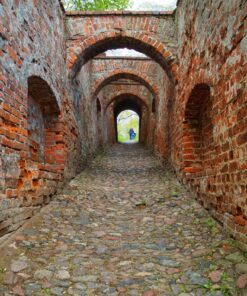 Fototapeta Cihlová chodba