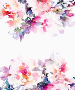 Fototapeta White Watercolor