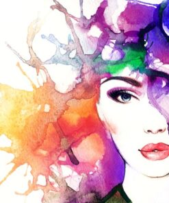 Fototapeta Barevná dáma