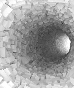Fototapeta Tunel z kostek