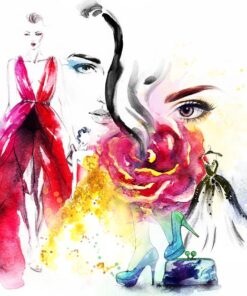 Fototapeta Módní koláž