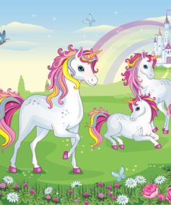 Fototapeta Tři jednorožci