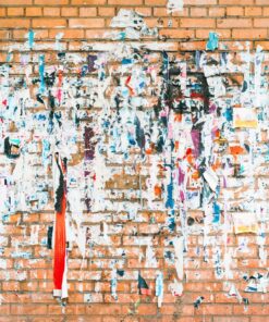 Fototapeta Plakát a stěna