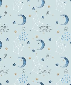 Fototapeta Měsíc a hvězdy