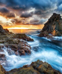 Fototapeta Teplý západ