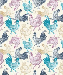 Fototapeta Barevní kohouti