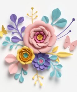 Fototapeta 3D květiny