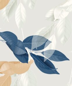 Nálepka na stěnu pozadí listů