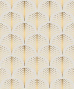 Nálepka na zeď Zlaté květy 6