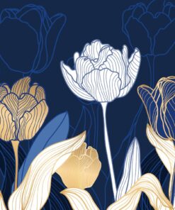 Samolepka na zeď Krása tulipánů