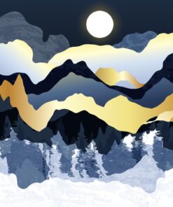 Fototapeta Horská noc