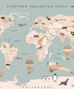 Fototapeta Mapa s balónky