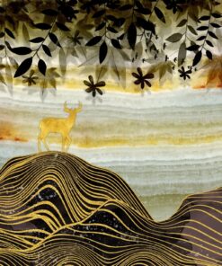 Fototapeta zlatý jelen 2