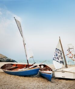 Fototapeta Lodě na pláži