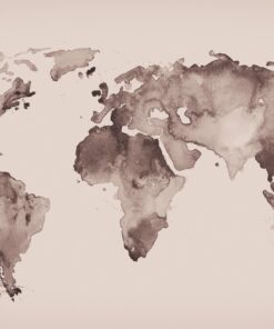 Fototapeta Mapa v retro stylu