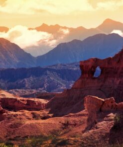 Fototapeta Červené hory