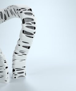 Fototapeta Abstraktní bílá socha