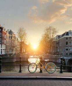 Fototapeta Jízdní kola na mostě