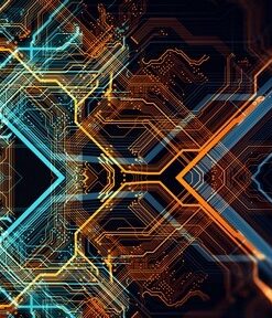 Fototapeta Elektronické abstraktní pozadí