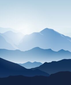 Fototapeta Vektor pohoří