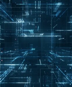 Fototapeta Blue Technology