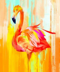 Fototapeta Malovaný plameňák