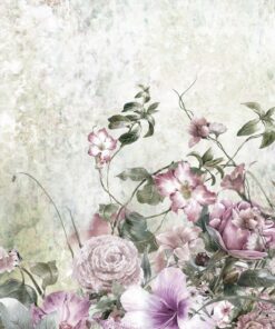 Fototapeta Barevné malované květiny