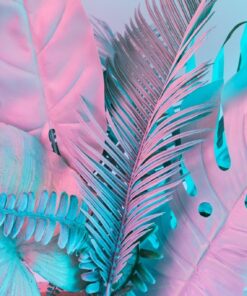 Samolepka na zeď Pastel Leaves 2