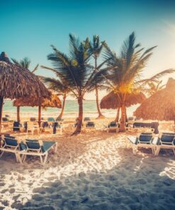 Fototapeta Dominikánská republika tropická pláž