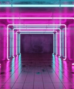 Fototapeta Neon Tunnel