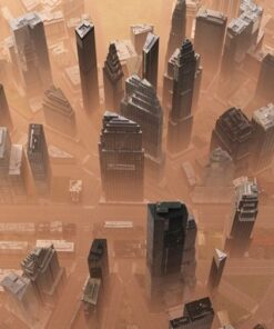 Fototapeta Město v mlze