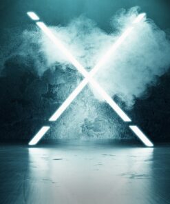 Fototapeta Blue Letter X