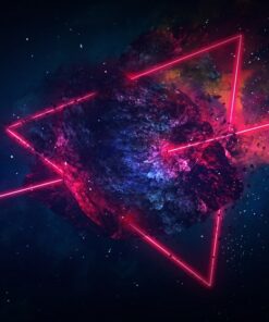 Fototapeta Hořící kometa