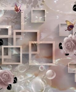 Fototapeta Postavy s květinami