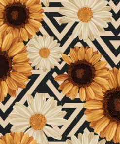 Fototapeta Slunečnice a Margaretki