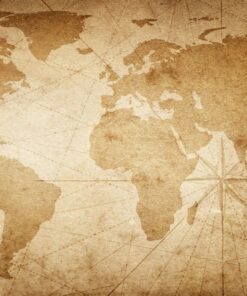 Fototapeta Mapa starého světa