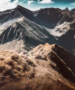 Fototapeta Krásné hnědé hory