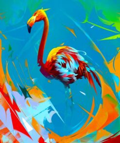 Fototapeta Colorful Flamingo