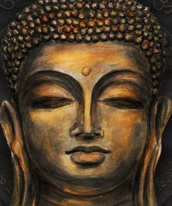 Fototapeta Hlava usmívajícího se Buddhy