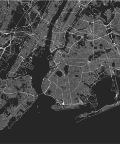 Fototapeta Mapa New Yorku