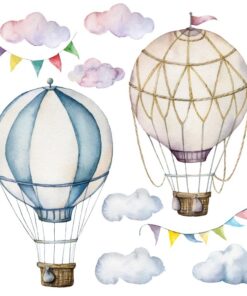 Fototapeta Barevné létající balónky