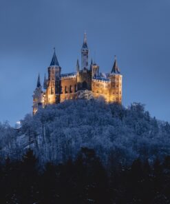 Fototapeta Hrad Hohenzollern v zimě