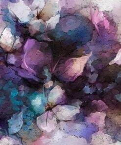 Nálepka na zeď Akrylové květiny