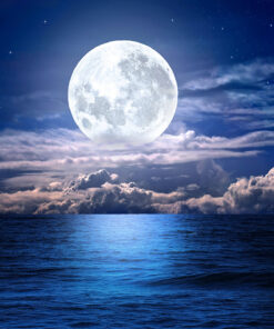 Fototapeta Měsíc nad oceánem